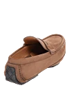 Brown nubuck moccasins for men Cesare di Napoli - Leather buckle. 100% nubuck. Interior: Leather. Insole: Leather. Outsole: Other materials. Country of manufacture: Italy. Care: specialized cleaning - photo 4