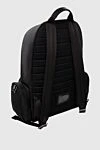 Black backpack for men Dolce & Gabbana - logo. 50% polyamide, 35% polyester, 15% nylon. two front pockets, two side pockets. Closure: Zipper. Country of manufacture: Italy. Care: specialized cleaning - photo 4