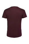 T-shirt made of silk and cotton purple for men Loro Piana - 60% silk, 40% cotton. Country of manufacture: Italy. Care: specialized cleaning - photo 6