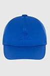 Loro Piana Cap made of polyester blue for men - Contrasting logo embroidery. 100% polyester. Country of manufacture: Italy. Care: specialized cleaning - photo 1