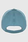 Cap made of gray polyester for men Loro Piana - Contrasting logo embroidery. 100% polyester. Country of manufacture: Italy. Care: specialized cleaning - photo 4