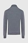 Men's woolen golf gray Cesare di Napoli - High neck. 100% wool. Country of manufacture: Italy. Care: specialized cleaning - photo 6