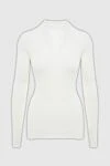 Khaite White silk golf for women - 100% silk. Country of manufacture: Italy. Care: specialized cleaning - photo 1