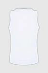 White cotton top for women Tonet - 100% cotton. Country of manufacture: Italy. Care: specialized cleaning - photo 6