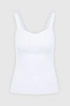 Tonet White cotton top for women - 100% cotton. Country of manufacture: Italy. Care: specialized cleaning - photo 1