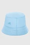 Jacob Cohen Panama hat made of polyamide blue men's - Logo embroidery. 100% polyamide. Country of manufacture: Italy. Care: specialized cleaning - photo 3