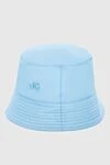 Jacob Cohen Panama hat made of polyamide blue men's - Logo embroidery. 100% polyamide. Country of manufacture: Italy. Care: specialized cleaning - photo 5