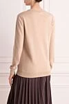 Beige jumper for women Brunello Cucinelli - 51% cashmere, 22% silk, 20% acrylic. Country of manufacture: Italy. Care: specialized cleaning - photo 4