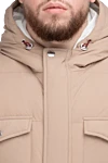 Brunello Cucinelli Жилет из акрила бежевый мужской бежевый - Капюшон. 80% акрил, 20% другие волокна. Молния, кнопки. Два боковых, два нагрудных накладных кармана, три внутренних. Утеплитель: Пух. Страна производитель: Италия. Уход: специализированная чистка - фото 5