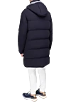 Пуховик мужской из акрила синий Brunello Cucinelli - Вшитый капюшон. 80% акрил, 20% другие волокна. Молния. Два боковых кармана, два внутренних кармана. Страна производитель: Италия. Уход: специализированная чистка - фото 4