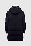 Brunello Cucinelli Пуховик мужской из акрила синий - Вшитый капюшон. 80% акрил, 20% другие волокна. Молния. Два боковых кармана, два внутренних кармана. Страна производитель: Италия. Уход: специализированная чистка - фото 7