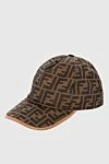 Fendi Brown cotton and polyester cap for men - Monogram Pattern. 35% cotton, 65% polyester. Country of manufacture: Italy. Care: specialized cleaning - photo 3