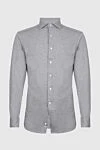 Alessandro Gherardi Gray cotton shirt for men - 100% cotton. Closure: buttons. Country of manufacture: Italy. Care: specialized cleaning - photo 1