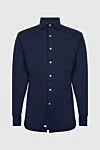 Alessandro Gherardi Blue cotton shirt for men - 100% cotton. Closure: buttons. Country of manufacture: Italy. Care: specialized cleaning - photo 1