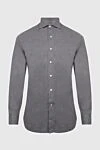 Alessandro Gherardi Gray cotton shirt for men - 100% cotton. Closure: buttons. Country of manufacture: Italy. Care: specialized cleaning - photo 1