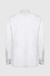 White cotton shirt for men Alessandro Gherardi - 100% cotton. Closure: buttons. Country of manufacture: Italy. Care: specialized cleaning - photo 6