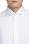 Alessandro Gherardi White cotton shirt for men - 100% cotton. Closure: buttons. Country of manufacture: Italy. Care: specialized cleaning - photo 5