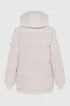 Brunello Cucinelli Women's down jacket made of polyamide and cotton white - hood. 55% polyamide, 45% cotton. zipper, drawstring. two side pockets. Insulation: 100% down. Country of manufacture: Italy. Care: specialized cleaning - photo 7