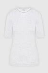 Brunello Cucinelli Футболка из хлопка серая женская - 98% хлопок, 2% эластан. Страна производитель: Италия. Уход: специализированная чистка - фото 1