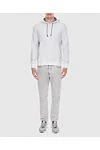 Hoodie for men made of cotton and elastane gray Brunello Cucinelli - Hood. 94% cotton, 6% elastane. Closure: Drawstring. Country of manufacture: Italy. Care: specialized cleaning - photo 2