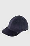Brunello Cucinelli Кепка из хлопка синяя мужская - 100% хлопок. Страна производитель: Италия. Уход: специализированная чистка - фото 3