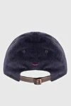 Кепка из хлопка синяя мужская Brunello Cucinelli - 100% хлопок. Страна производитель: Италия. Уход: специализированная чистка - фото 4