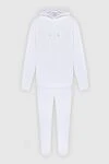 Brunello Cucinelli Walking suit made of cotton and elastane white for women - 98% cotton, 2% elastane. Closure: drawstring. two side. Hood: yes. Country of manufacture: Italy. Care: specialized cleaning - photo 1