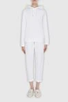 Walking suit made of cotton and elastane white for women Brunello Cucinelli - 98% cotton, 2% elastane. Closure: drawstring. two side. Hood: yes. Country of manufacture: Italy. Care: specialized cleaning - photo 2