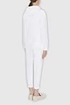 Walking suit made of cotton and elastane white for women Brunello Cucinelli - 98% cotton, 2% elastane. Closure: drawstring. two side. Hood: yes. Country of manufacture: Italy. Care: specialized cleaning - photo 4