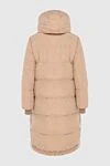 Brunello Cucinelli Пуховик из полиэстера и хлопка бежевый женский бежевый - капюшон. 55% полиэстер, 45% хлопок. молния, кулиска. два боковых кармана. Утеплитель: 100% пух. Страна производитель: Италия. Уход: специализированная чистка - фото 7