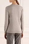 Gray wool sweater for women Brunello Cucinelli - 100% wool. Country of manufacture: Italy. Care: specialized cleaning - photo 4
