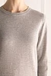Brunello Cucinelli Gray wool sweater for women - 100% wool. Country of manufacture: Italy. Care: specialized cleaning - photo 5