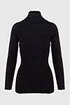 Brunello Cucinelli Golf black for women - 58% cashmere, 22% silk, 20% polyamide. Country of manufacture: Italy. Care: specialized cleaning - photo 1
