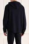 Hoodie for men made of cotton and elastane blue Brunello Cucinelli - Hood. 94% cotton, 6% elastane. Closure: Drawstring. Country of manufacture: Italy. Care: specialized cleaning - photo 4
