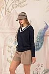 Brunello Cucinelli Футболка из хлопка белая женская - 93% хлопок, 7% эластан. Страна производитель: Италия. Уход: специализированная чистка - фото 7
