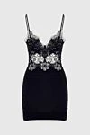 Ermanno Scervino Black dress for women - lace. 47% silk, 45% viscose, 8% polyamide. Country of manufacture: Italy. Care: specialized cleaning - photo 1