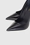 Le Silla Black leather shoes for women - logo on the insole. genuine leather. Heel height: 12 centimeters. Country of manufacture: Italy. Care: specialized cleaning - photo 5