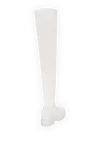 Thigh-high boots women's leather high with tractor sole white Le Silla - massive sole. leather. Heel height: 5 cm. Country of manufacture: Italy. Care: specialized cleaning - photo 4