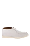 Loro Piana Gray suede loafers for women - contrasting sole. suede. Heel height: 2 cm. Country of manufacture: Italy. Care: specialized cleaning - photo 1