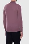 Men's high-collar stand-up woolen sweater pink Loro Piana - High collar stand. 100% wool. Country of manufacture: Italy. Care: specialized cleaning - photo 4