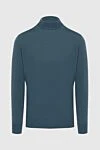 Loro Piana Men's jumper with a high stand-up collar made of wool green - Additionally: High collar stand. Composition: 100% wool. Country of manufacture: Italy. Care: specialized cleaning - photo 1