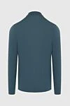 Men's jumper with a high stand-up collar made of wool green Loro Piana - Additionally: High collar stand. Composition: 100% wool. Country of manufacture: Italy. Care: specialized cleaning - photo 6