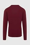 Cashmere and wool jumper burgundy for men Cesare di Napoli - 90% wool, 10% cashmere. Country of manufacture: Italy. Care: specialized cleaning - photo 6