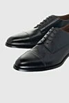 Doucal`s Shoes for men made of leather blue - 100% leather. Lace-up. Interior: Leather. Insole: Leather. Heel height: 2cm. Outsole: Other materials. Country of manufacture: Italy. Care: specialized cleaning - photo 5