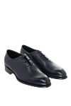 Doucal`s Shoes for men made of leather blue - 100% leather. Lace-up. Interior: Leather. Insole: Leather. Heel height: 2cm. Outsole: Other materials. Country of manufacture: Italy. Care: specialized cleaning - photo 3