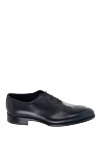 Doucal`s Men's shoes made of black leather - 100% leather. Lace-up. Interior: Leather. Insole: Leather. Heel height: 2cm. Outsole: Other materials. Country of manufacture: Italy. Care: specialized cleaning - photo 1