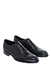 Doucal`s Men's shoes made of black leather - 100% leather. Lace-up. Interior: Leather. Insole: Leather. Heel height: 2cm. Outsole: Other materials. Country of manufacture: Italy. Care: specialized cleaning - photo 3