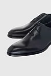 Doucal`s Men's shoes made of black leather - 100% leather. Lace-up. Interior: Leather. Insole: Leather. Heel height: 2cm. Outsole: Other materials. Country of manufacture: Italy. Care: specialized cleaning - photo 5