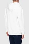 Men's cotton and elastane hoodie white Limitato - Pattern print. Hood. 95% cotton, 5% elastane. Closure: Drawstring. Country of manufacture: Italy. Care: specialized cleaning - photo 4