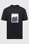 Limitato Black cotton T-shirt for men - print. 100% cotton. Country of manufacture: Italy. Care: specialized cleaning - photo 1